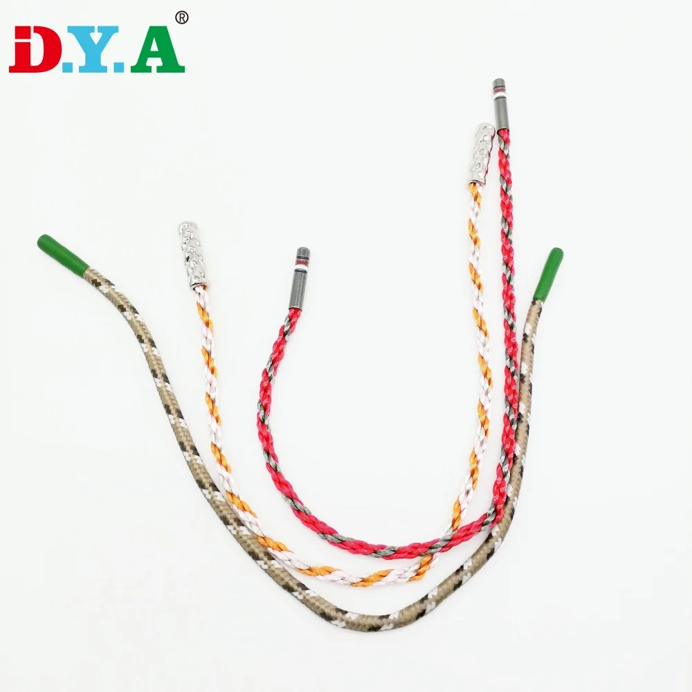 Round Cord Flat Rope Polyester Drawcord Nylon Shoelace For Shoes And Clothing Accessories