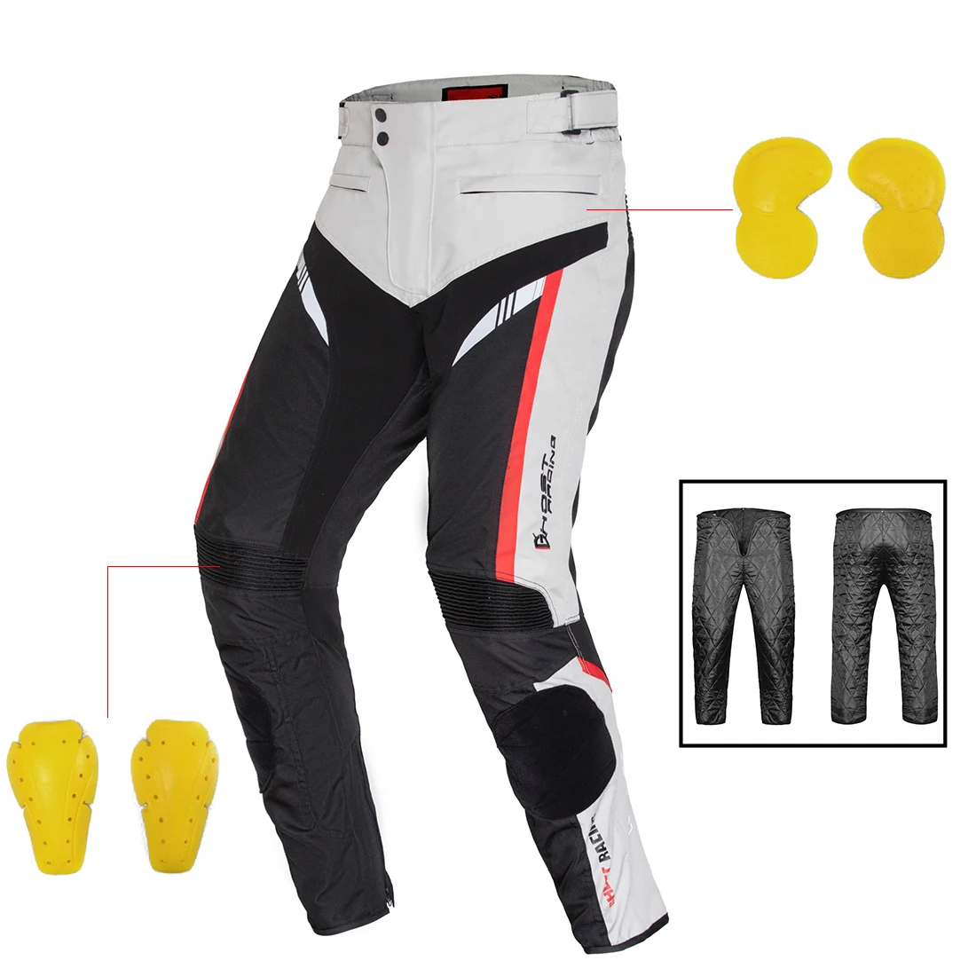 GHOST RACING Motorcycle Jacket Protective Gear Motorbike Riding moto jacket Waterproof windproof Moto Clothing Motorcycle Suits