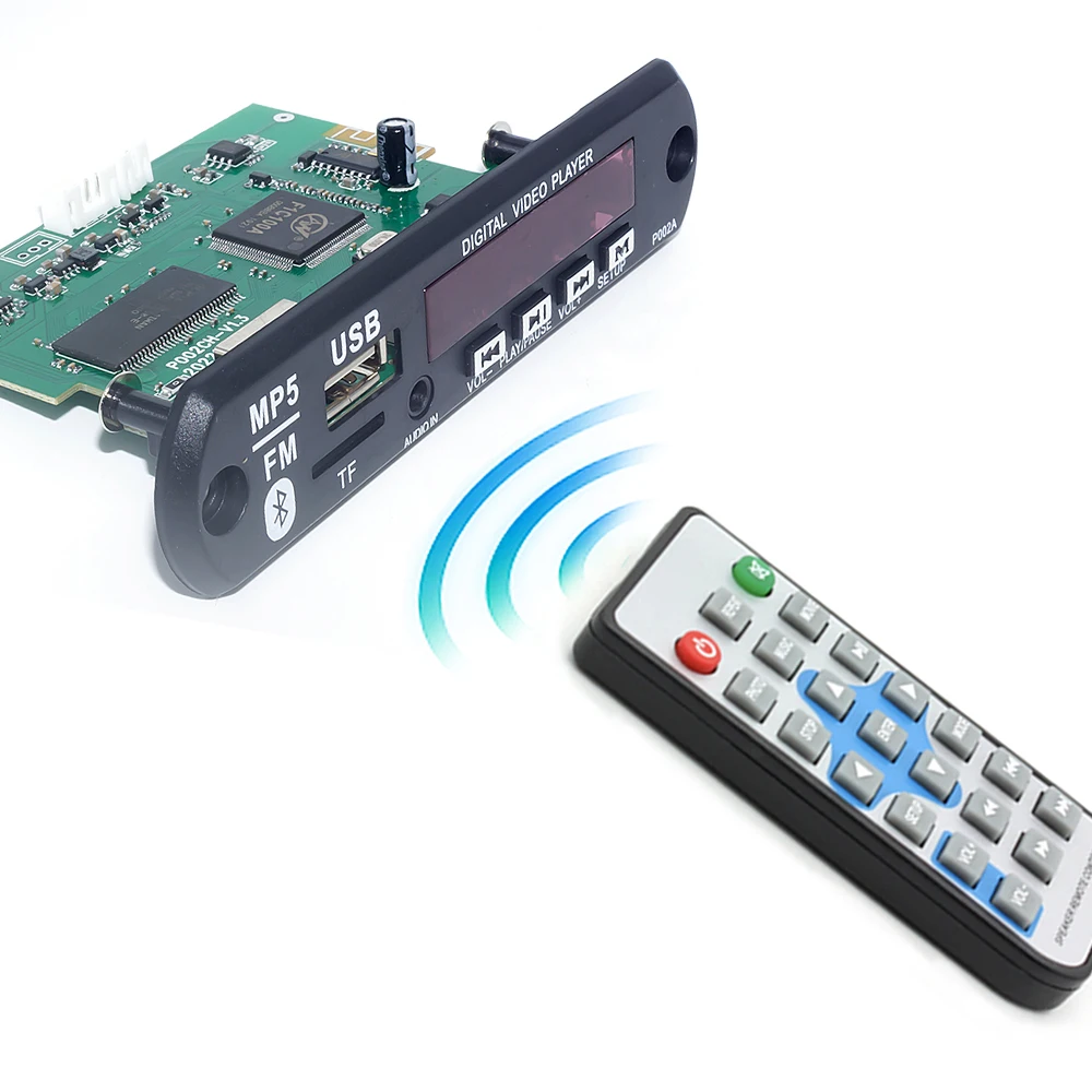 Electronic Reading Radio FM Circuit Sound Panel Display Board pcb usb Module Car mp3 mp4 Movie Player Video Audio Decoder Board
