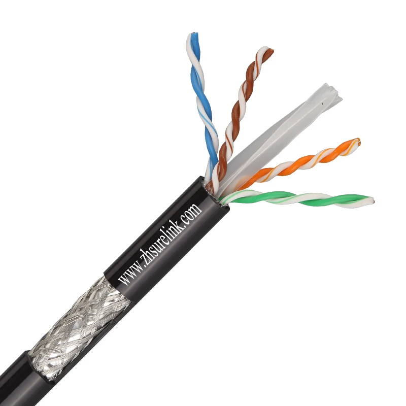  Уличный водонепроницаемый Интернет-кабель rj45 кабель cat6 1000 футов заполненный желе или гелем ftp sftp