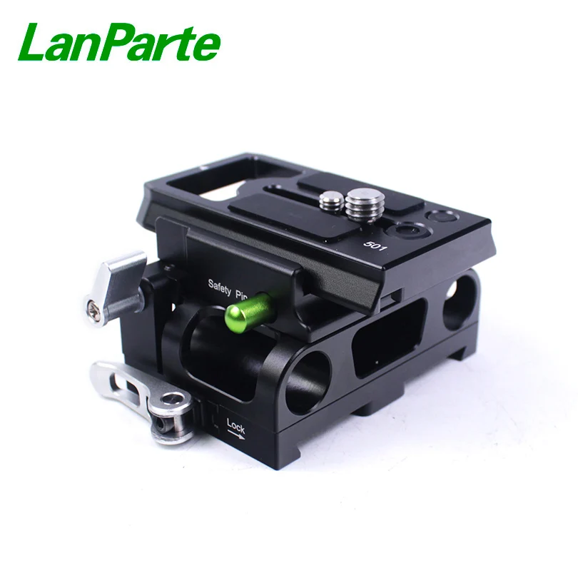 LanParte 15mm Lightweight Quick Release Camera Base plate with Standard Manfrotto 501 Plate