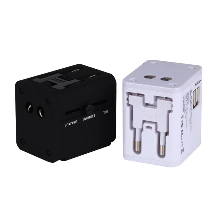 Adapter Travel Smart Plug Sockets USB Charger Socket Universal EU US UK Smart Electric sockets With 2 USB FREE SHIPPING DHL