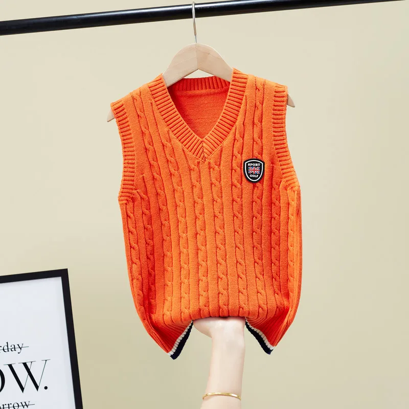 
Boys Casual Spring vest kids sleeveless sweater Kids Tank Top 