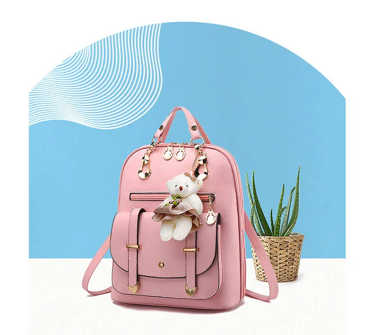 female lady shoulder backpack bag