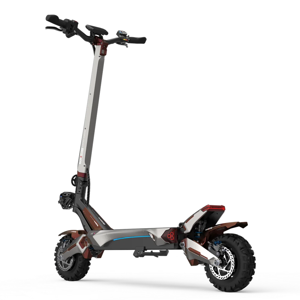 2022 New Nanrobot N6 high-performance dual-motor dual suspension electric scooter front and rear hydraulic disc brakes