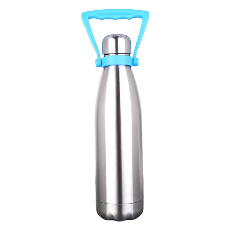 2021 New idear portable custom logo vacuum insulated stainless steel water bottle double wall coke cola shape sport water bottle
