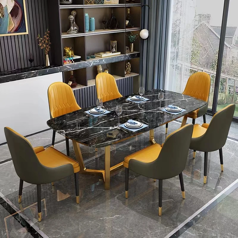 China Home Furniture Luxury Comtempary Marble Dining Table