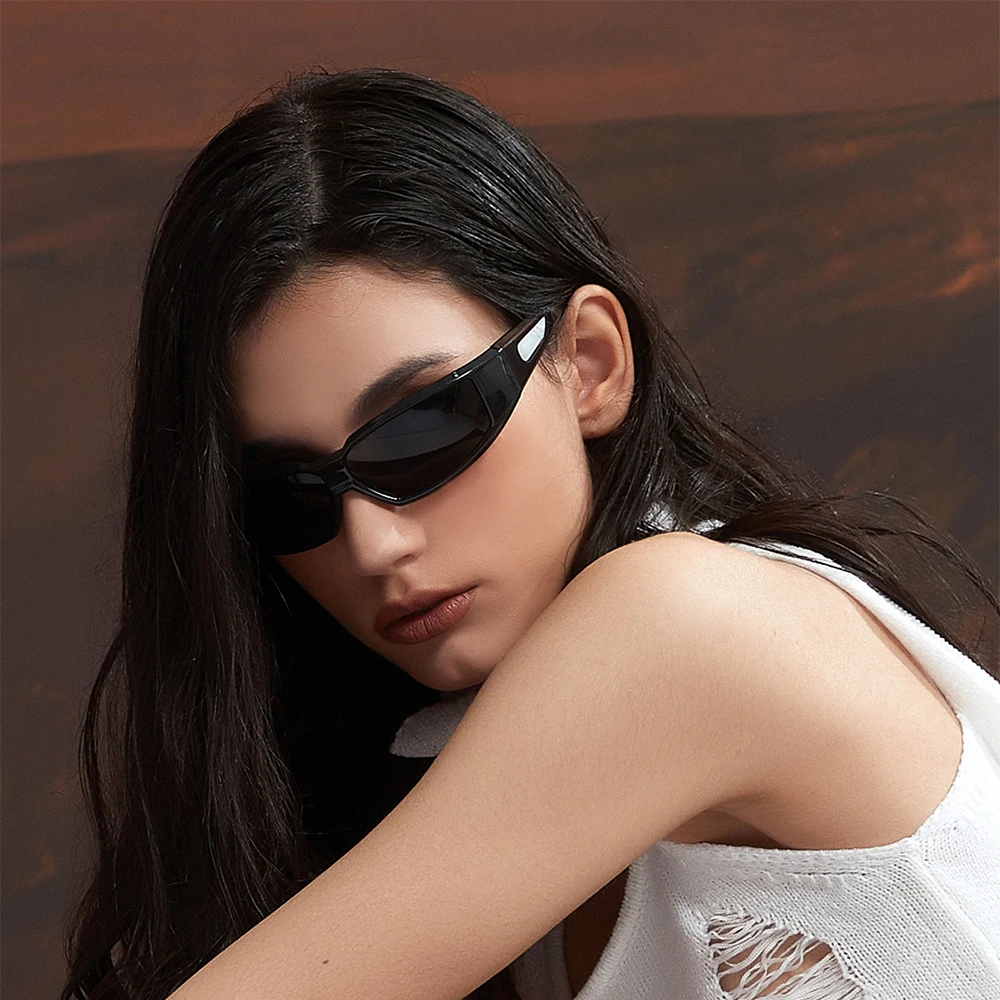 SPARLOO 10710 transparent women running glasses sport pink y2k sunglasses