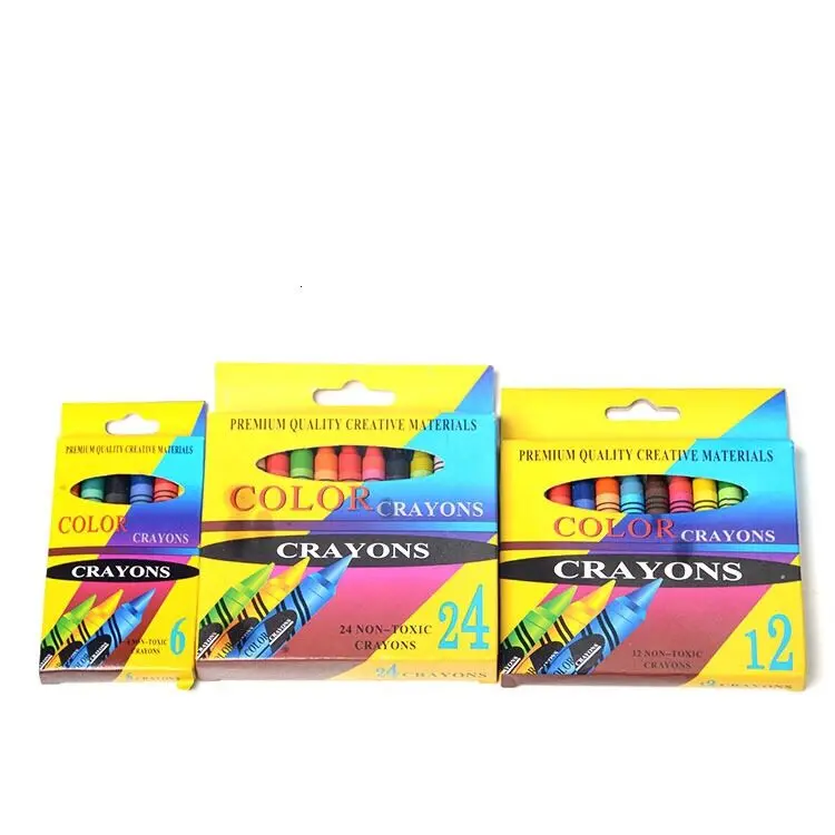 Crayons Bulk 12/24 Crayon Packs with Assorted Colors School Supplies