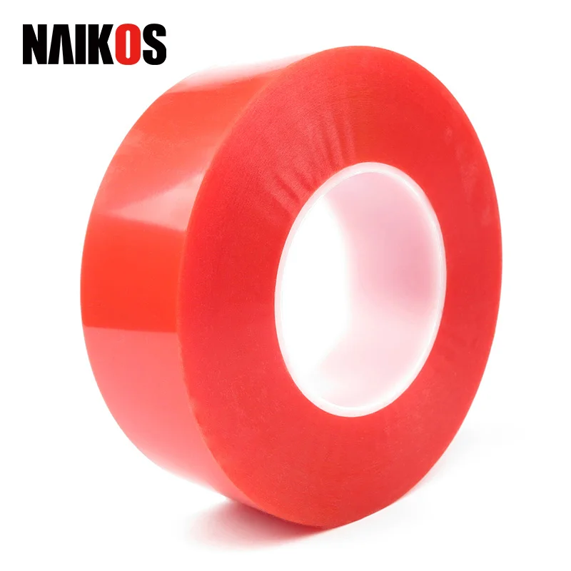 Red Film Mounting Double Sided Transparent PET Film Tape Heavy Duty Tape for Touch Screen Repair