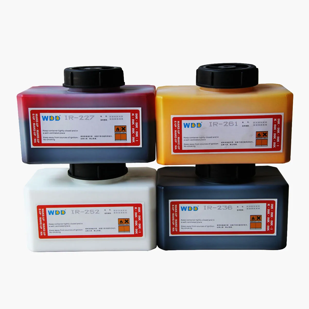 Various colored  Cij inkjet ink for Domino printing machine