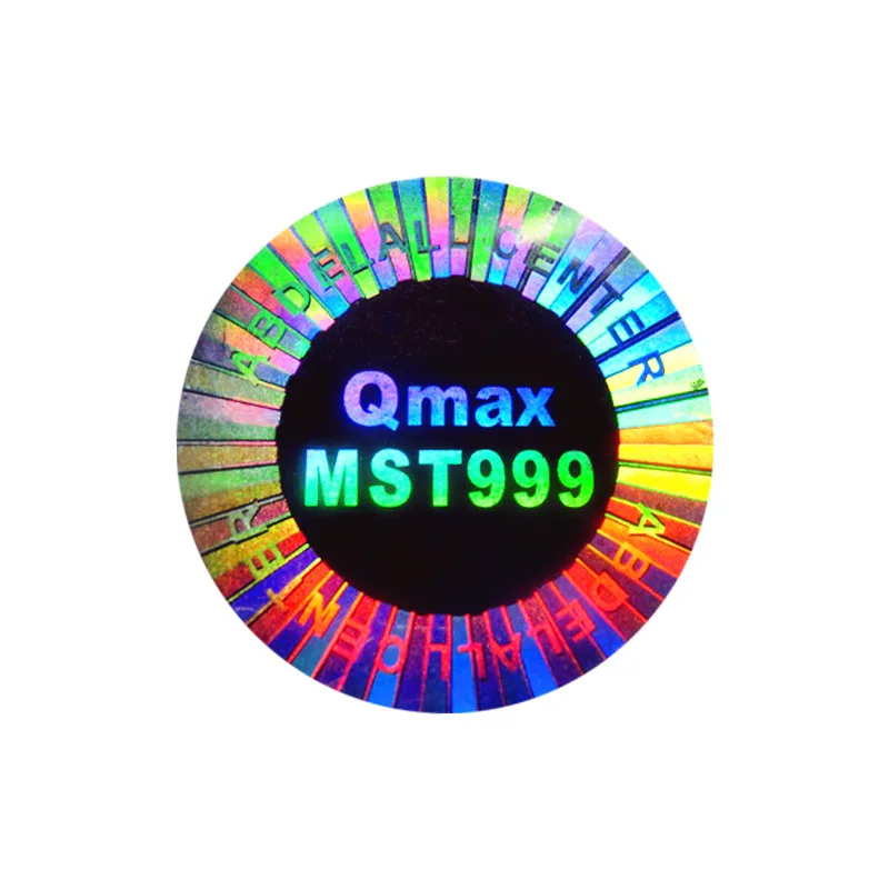 new design 3d laser rainbow holographic sticker label for graduation certificate security