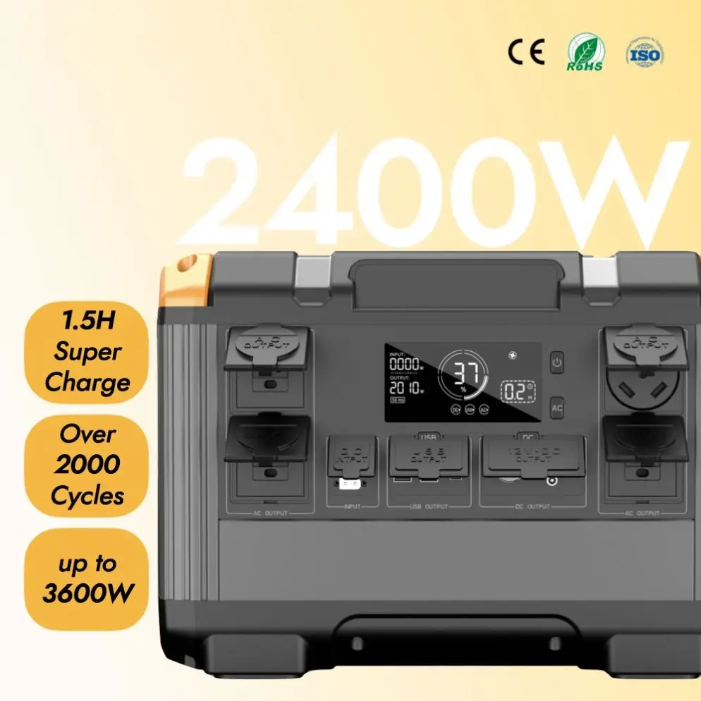 2023 New arrival Portable energy storage jackery portable power stations 1000W 2000w 3000w Lithium iron rate battery