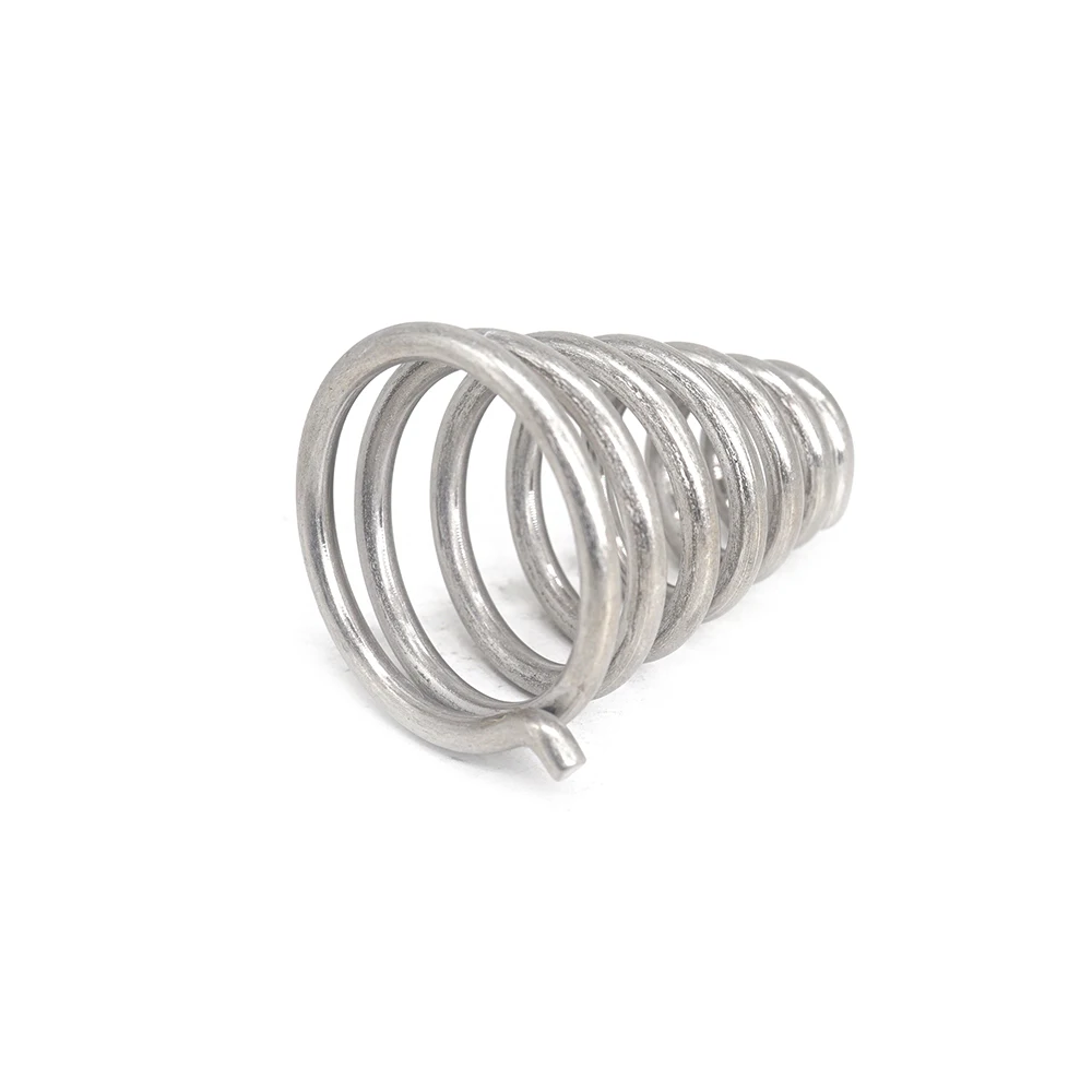 Customized High-quality Small Stainless Steel Conical Springs High Quality Zinc Plated Springs For Battery Electronic Toy Sofa