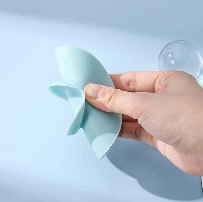 Silicone Double Sides Suction Cup For Baby Feeding Bowl Plate Cup, Anti-slip Tableware Strong Sucker