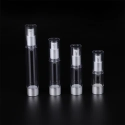 Vacuum Pump Skin Care Packaging Container Plastic Airless Lotion Bottle With Various Small Volume Cosmetic Airless Bottle