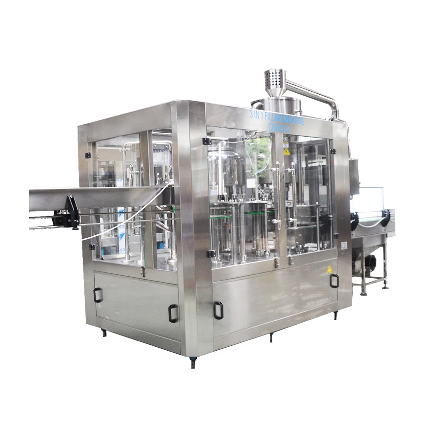 Hot sale 2000BPH mono block juice water filter machine