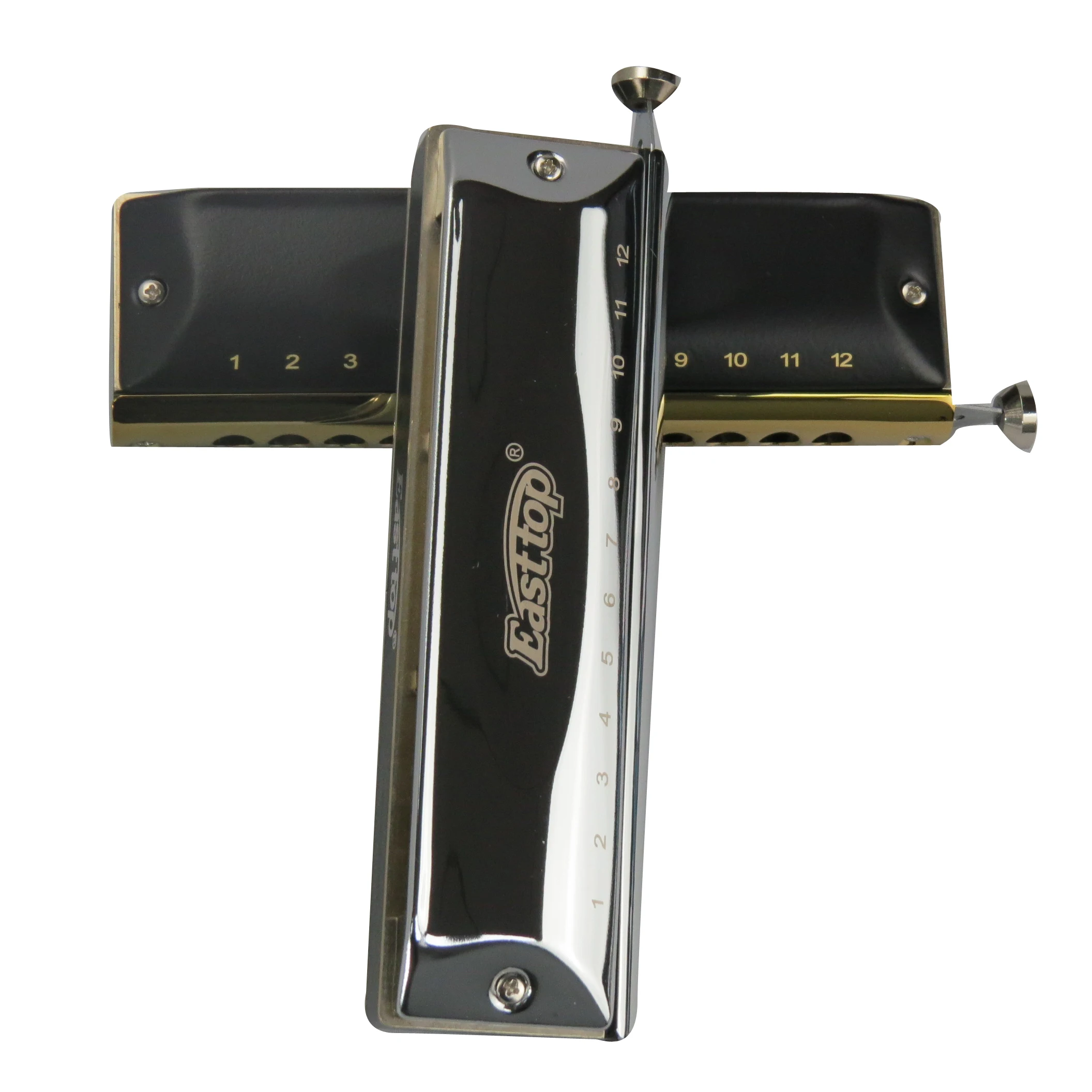 Factory hot sale chromatic harmonicas for harmonica musical instrument easttop