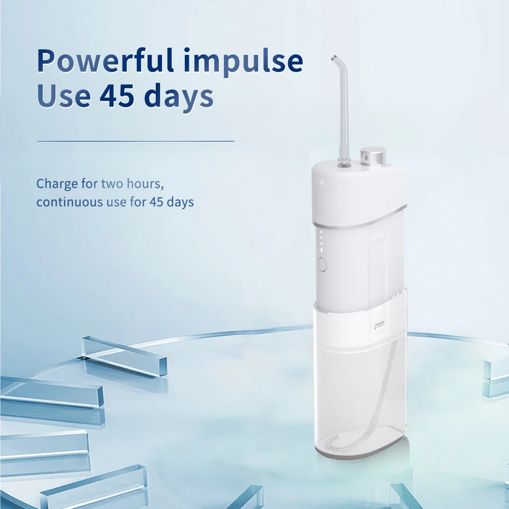 Home Use Teeth Cleaning Cordless Mini Electric Cleaner Power Air Flossers Wireless Powerful Oral Dental Irrigator Water Flosser