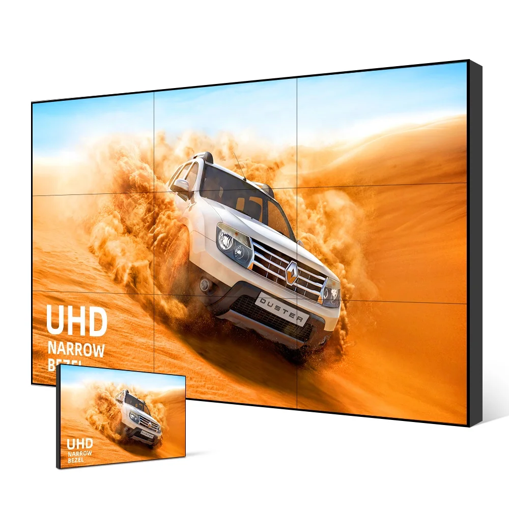 Самая большая скидка 4k 3x2 3x3 4x2 46 49 55 65 дюймовый ЖК-дисплей для внутренней видеостены