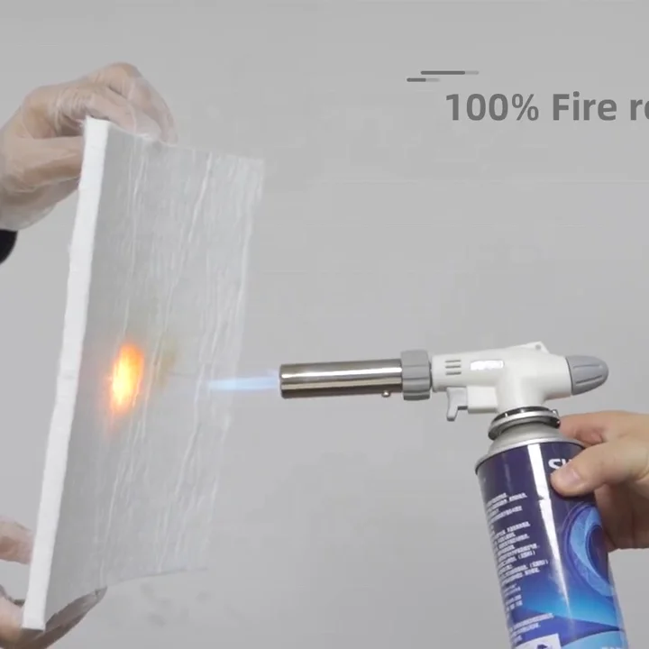 3mm Aerogel silica Heat Insulation Felt with Low thermal conductivity and density silica aerogel blanket