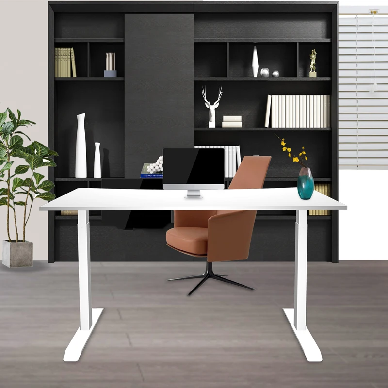 Adjustable Height Standing Desk Legs Electric Column for Office Desk Office Furniture Modern Morden Office Furniture Metal 1000N