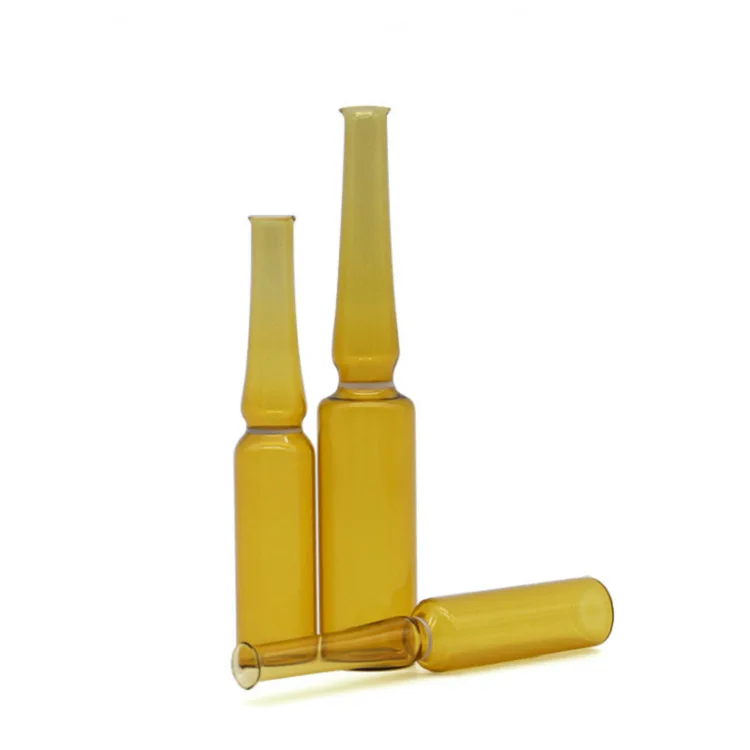 Custom Logo empty 1/2/3/5/10ml glass Medical Ampoule Vial bottle