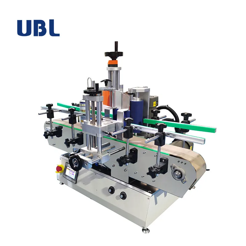 UBL Factory label Applicator Manual Sticker Small Jars Can Water Square Round Bottle Semi Automatic Labeling