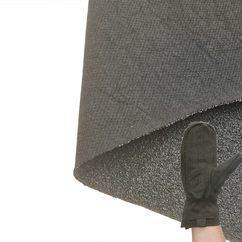 Hemp grey knitted elastic anti-cutting wear-resistant cloth anti-cutting backpack special uniform fabric