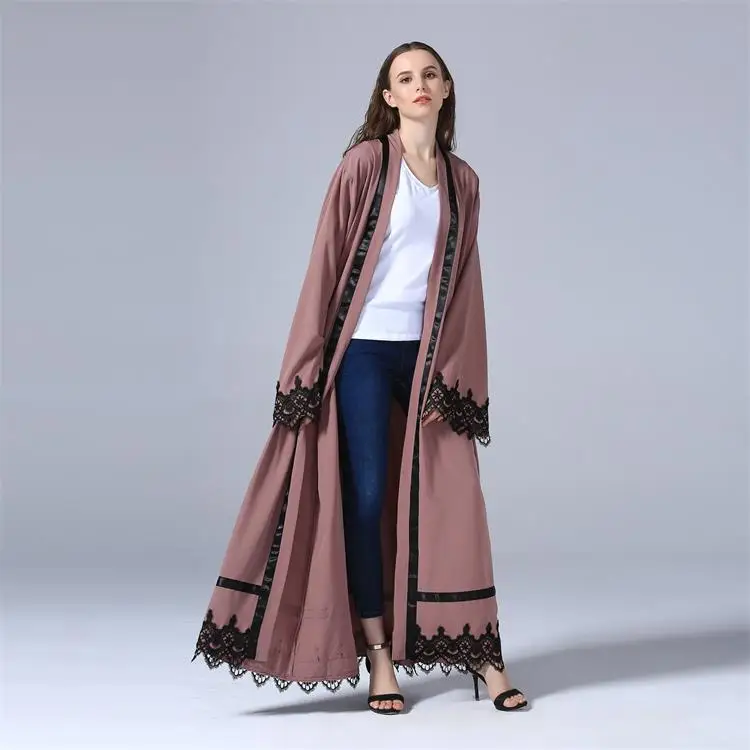 2024 турецкая исламская одежда baju Muslimah Jubah вышивка abaya femmes халат мусульманское платье Макси