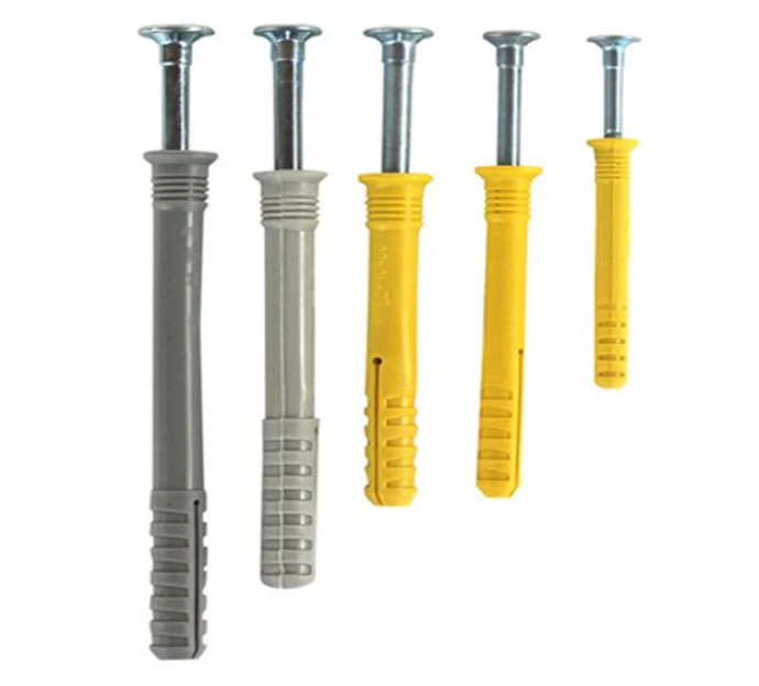 
Self Tapping Screw with Nylon Anchor Plastic Sleeve 