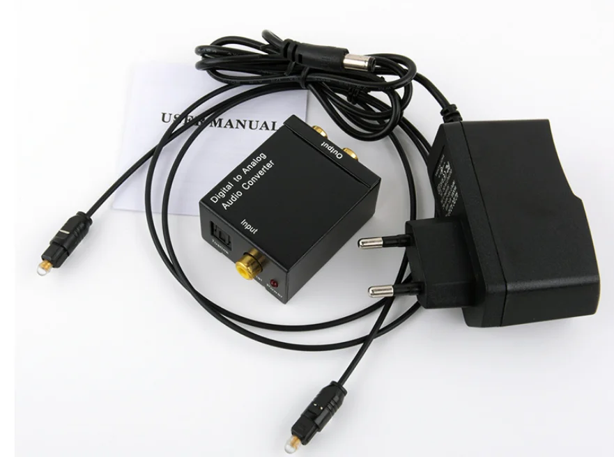 Manufacturer Digital to Analog Audio Converter  Adapter Optical Coaxia Converter Adapter
