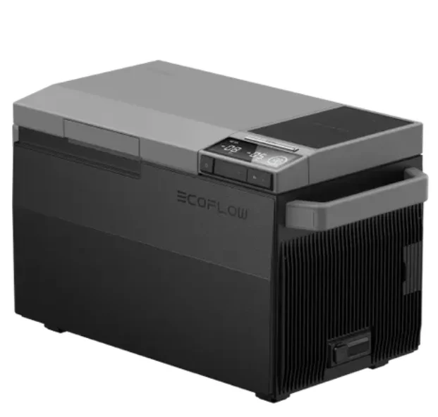 GLACIER Portable Car Refrigerator with Extra Battery, 40Qt(38L) Electric Cooler with Ice Maker for Camping