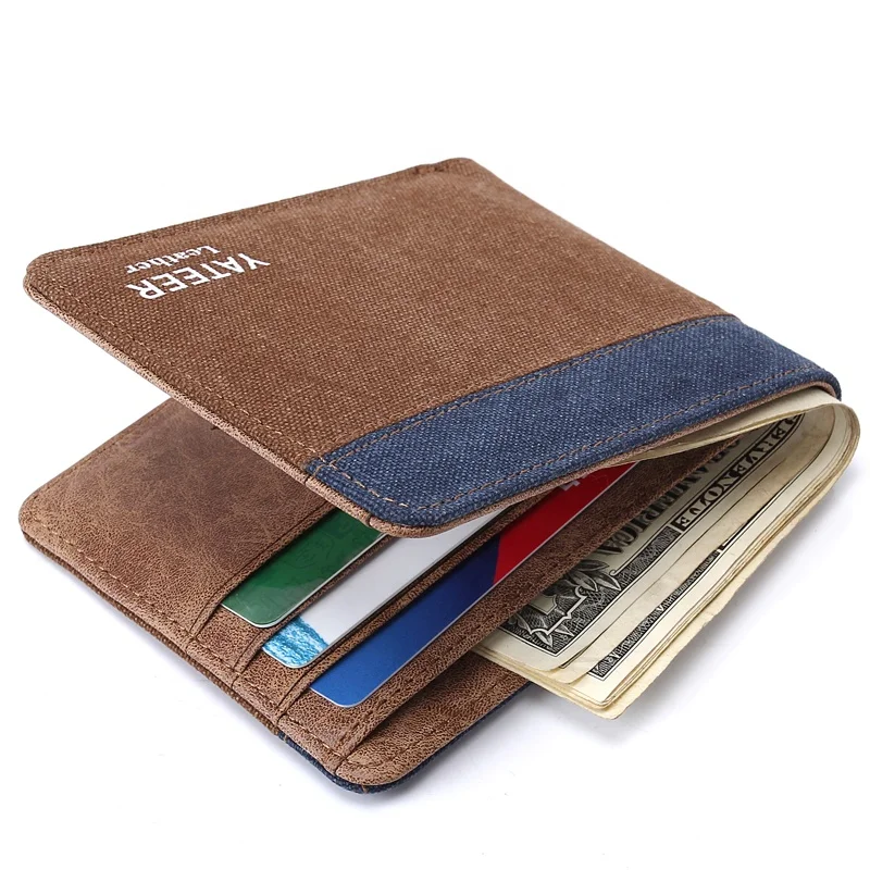 
Travel Leather Wallets For Men With RFID Blocking Card Slim Wallet 