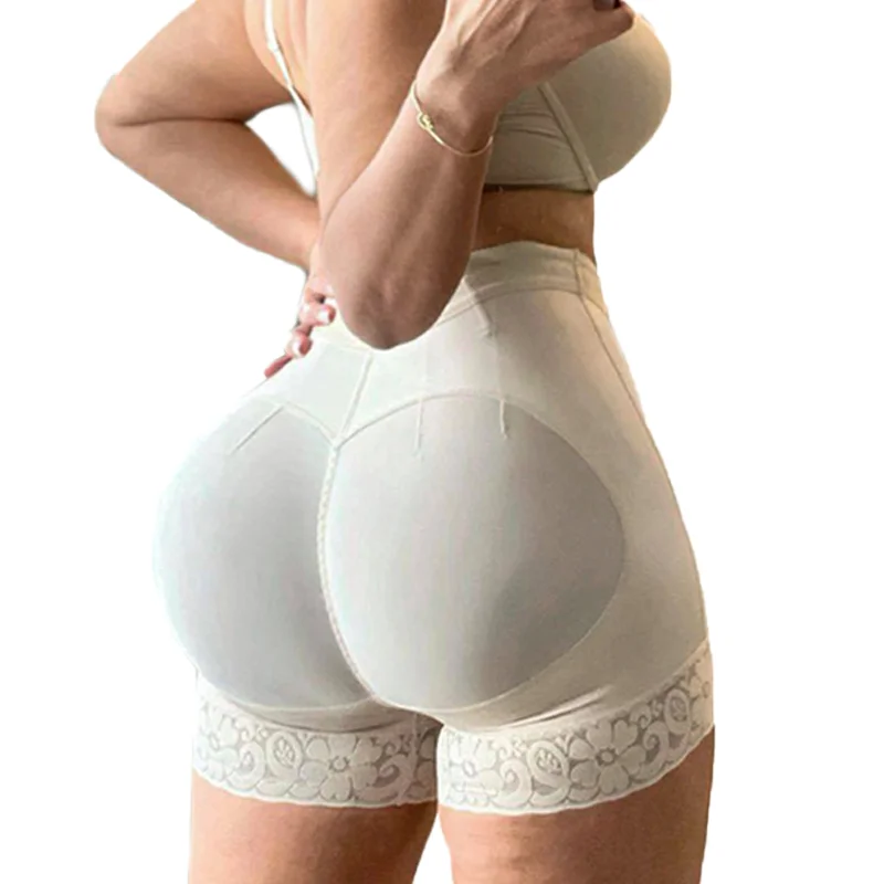 Wholesale High Waist Shaper Hip Pads Enhancer Butt Lifter Compression Columbian Fajas Shapewear Pant