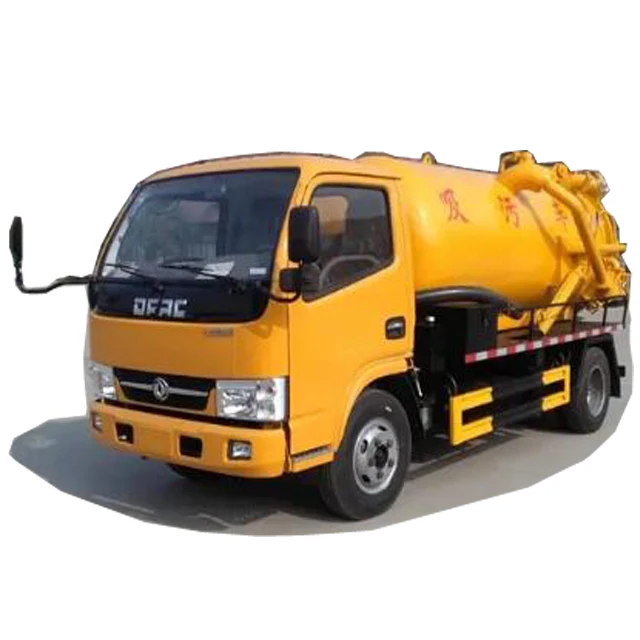 New 5 cubic 6 cubic sewage dredging car manure suction car vacuum suction car manufacturers