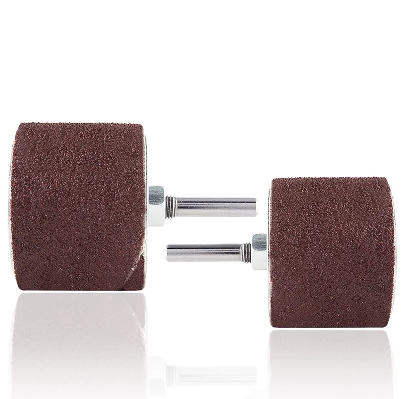 New Drum Sanding Sandpaper Circle Kit Polishing Nails For Rubber Drum Mandrel 1/8 1/4 inch Grinder