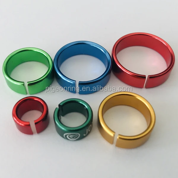 High quality Open version aluminium bird bands pigeon rings poultry leg bands chicken rings All sizes All colors