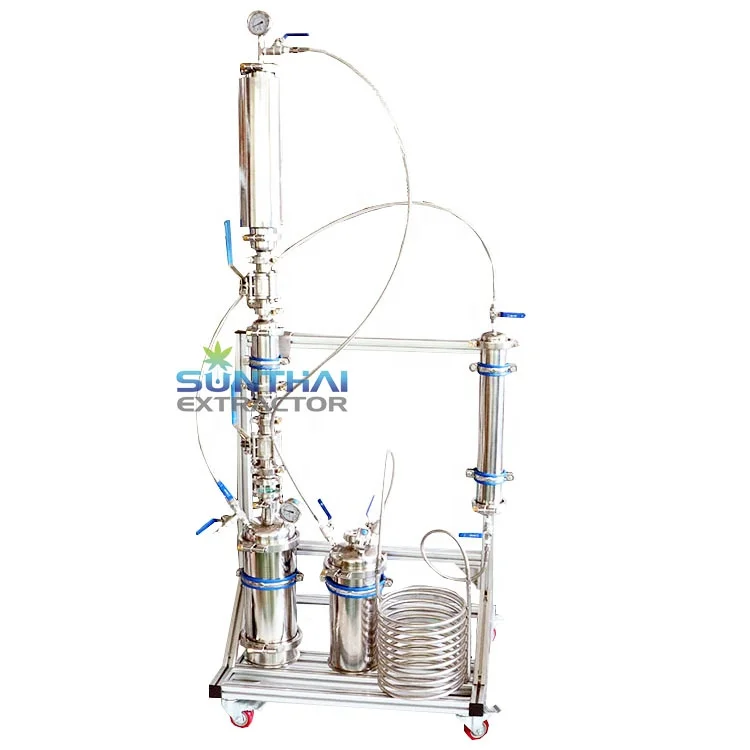 1 lb Rack Mounted Complete Passive CRC Turn Key Extraction System 1lb Dewaxing Closed Loop Extractor