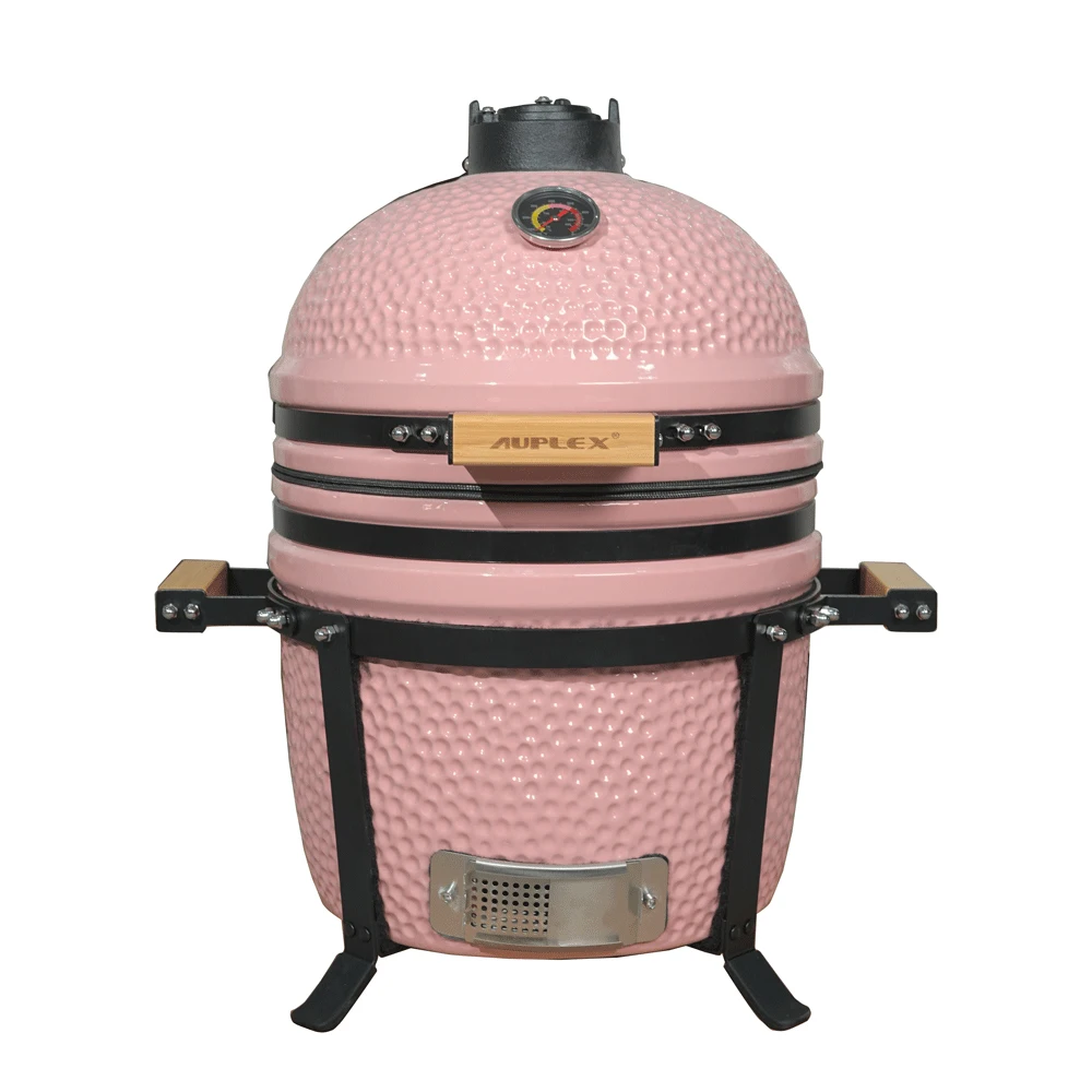 AUPLEX Table 15Inch Charcoal Charquil bbq Ceramic Grill Barbecue Kamado