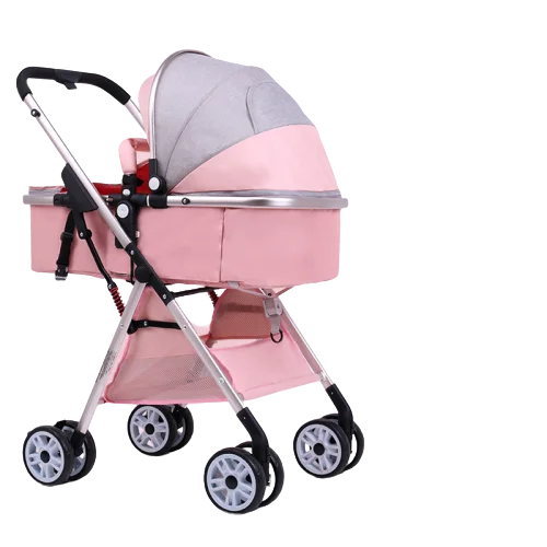Foldable Baby Carriage/High Landscape Baby Stroller