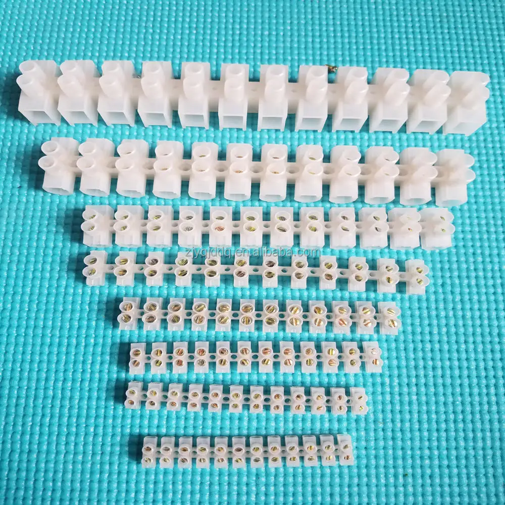China manufacture plastic electrical screw terminal block