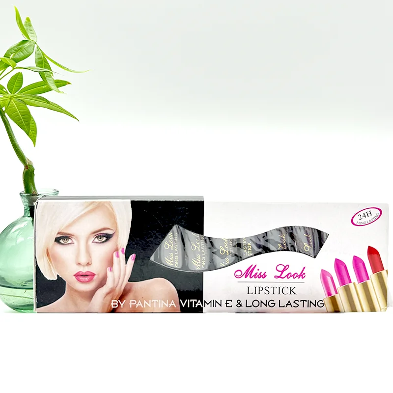 MISS-LOOK Velvet Matte Liquid Lipstick Set 6 Colors Wholesale Cosmetics High Pigmented Waterproof Moisturizing Lipgloss Makeup