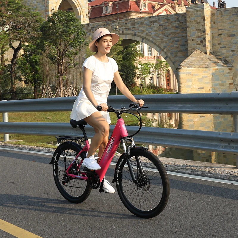 Cycle for Adult Bike Low Step Through Urban Electric Bike 250W 500W Motor 26Inch Commuting City Ebike