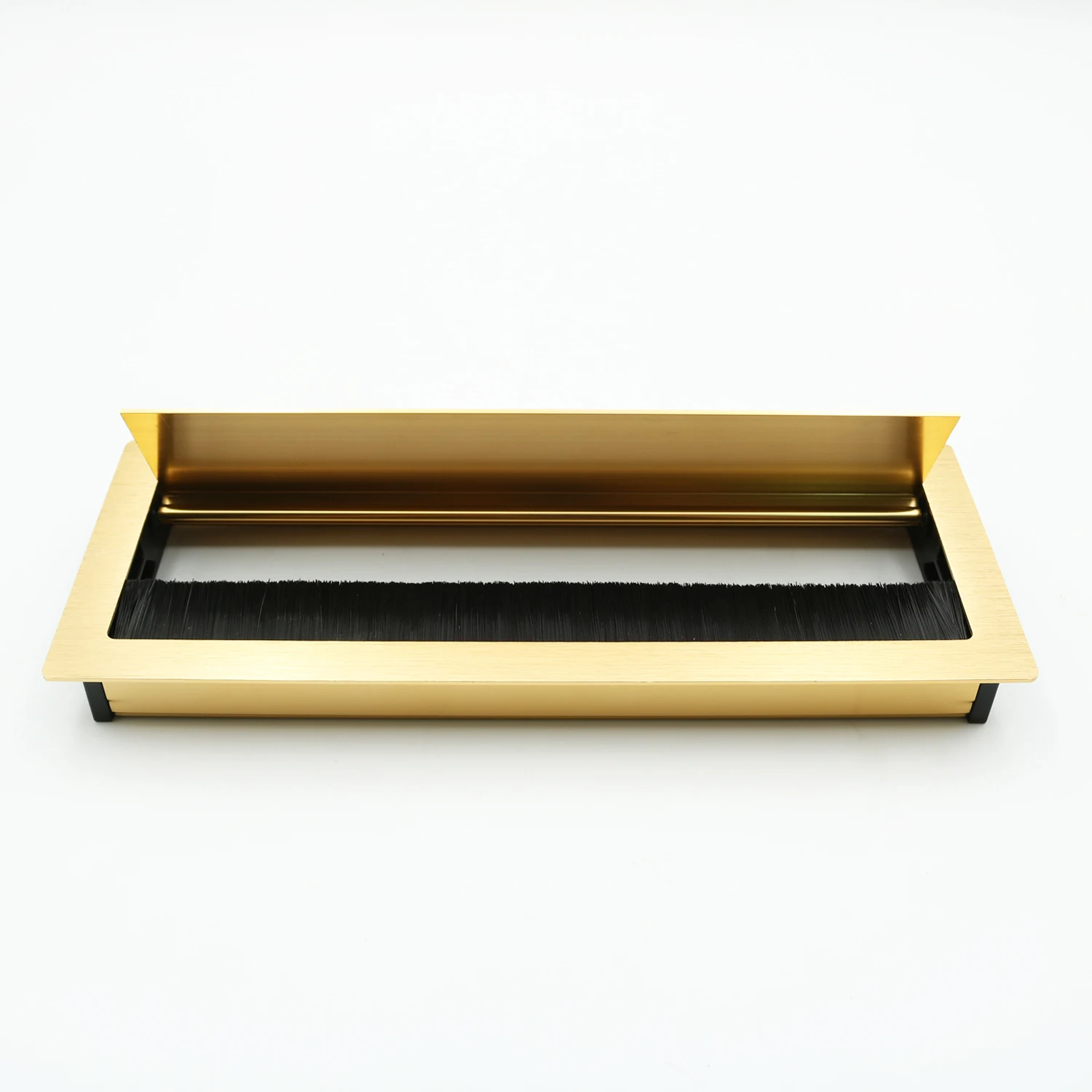 Оптовая цена 130x300 мм Прямоугольный кабель современный алюминиевый сплав с хромированной отделкой для офисного стола мебели дома и отеля