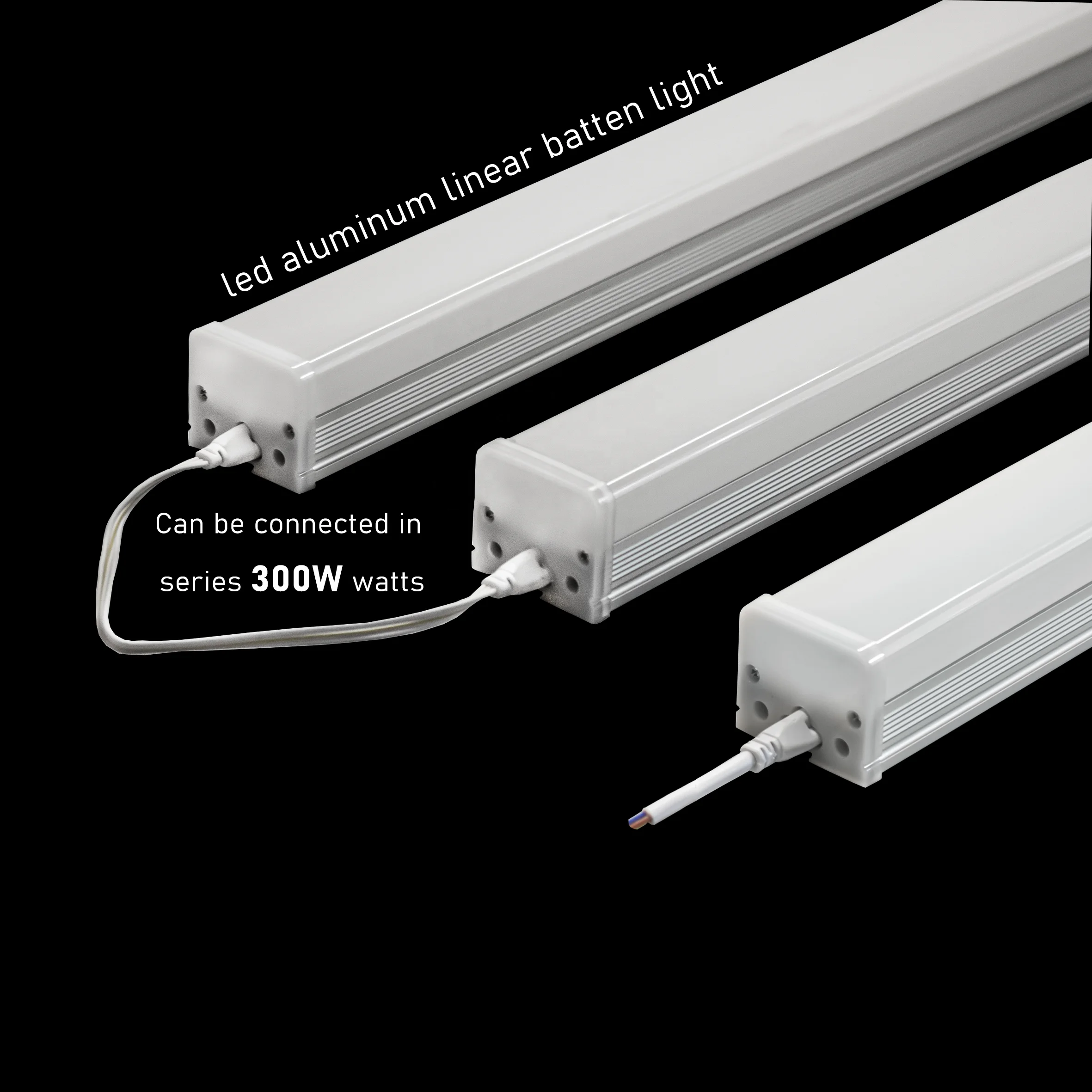 Housing 2ft 4ft 5ftT 15 Milky Lighting Surface Linkable Aluminium PC led linear tube light