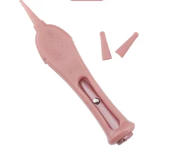 Pink color Tweezer for baby Booger cleaner for baby nose for ear children product with light