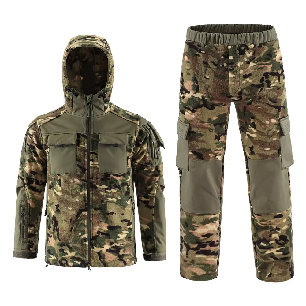 Waterproof and windproof fabric tactical uniform camouflage suit Acu style uniform multi camouflage