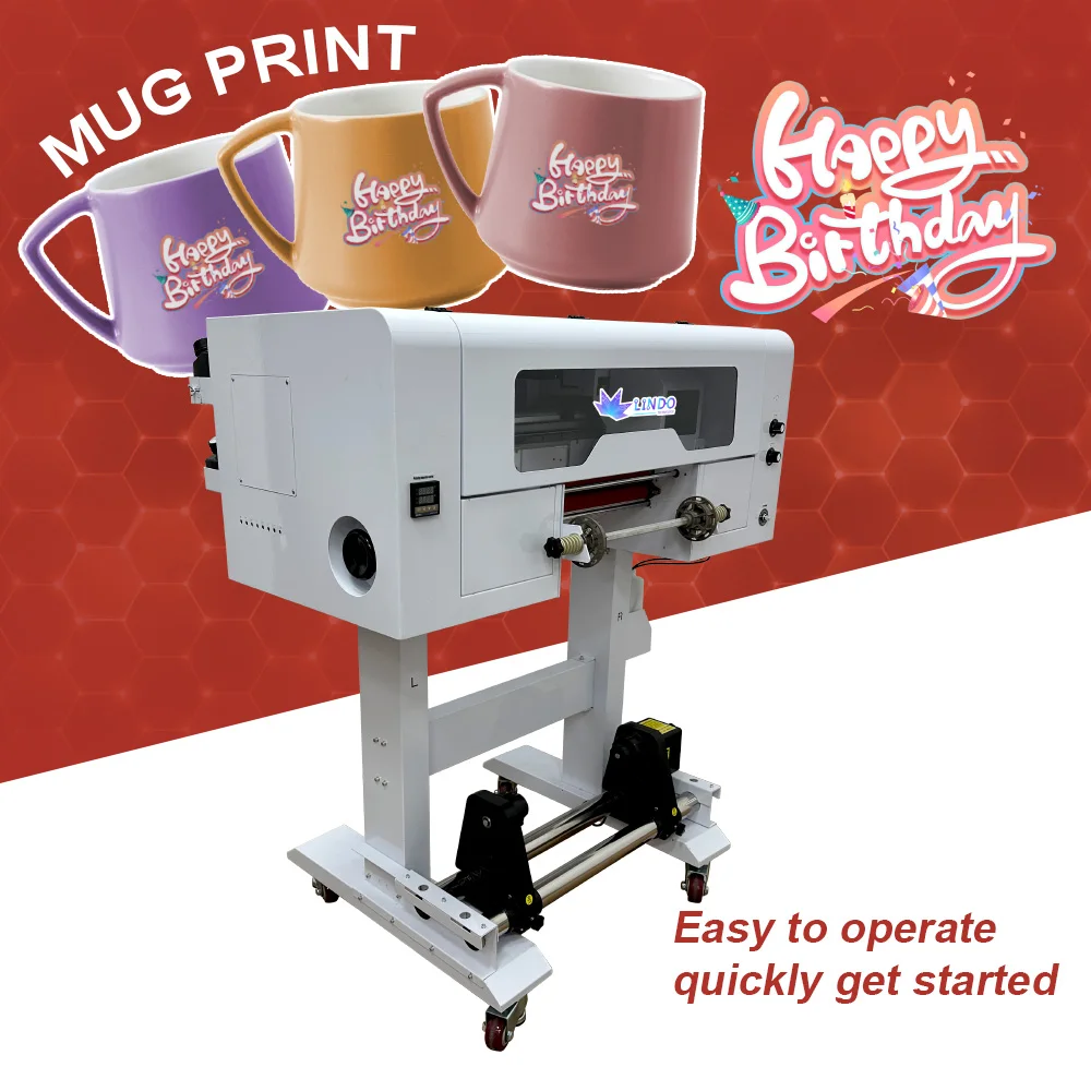 Best Selling 4 Head A3 High Resolution Cup Dtf Printer Printing Machine A4 fun sun a1 6090 uv dtf printer
