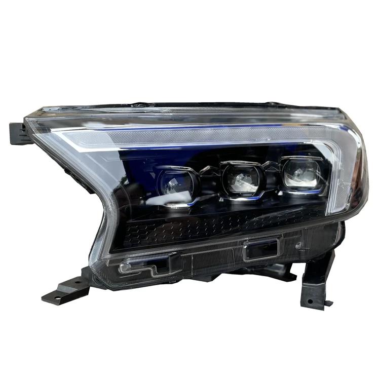 Full LED Front LED Lamps Car LED lamps Pickup Trucks Headlights Triple LED Projector Car LED headlights for Ranger Everest T7 T8